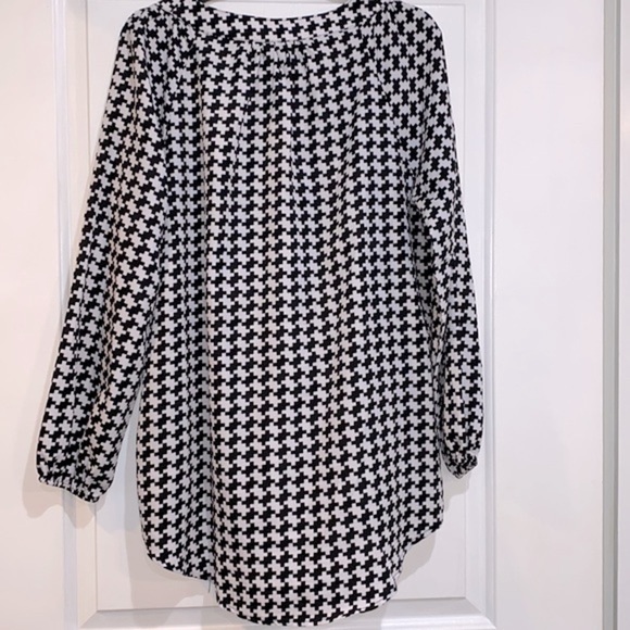 Mudpie black & white prep shirt dress size medium - Picture 5 of 7
